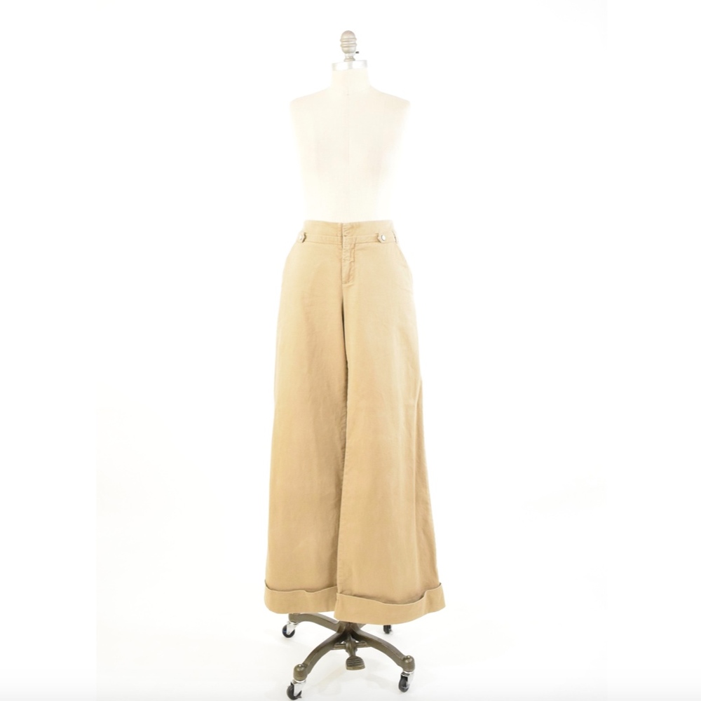 ❌SOLD❌Cartonnier Wide-Leg Lace Up Chinos - Picture 2 of 7